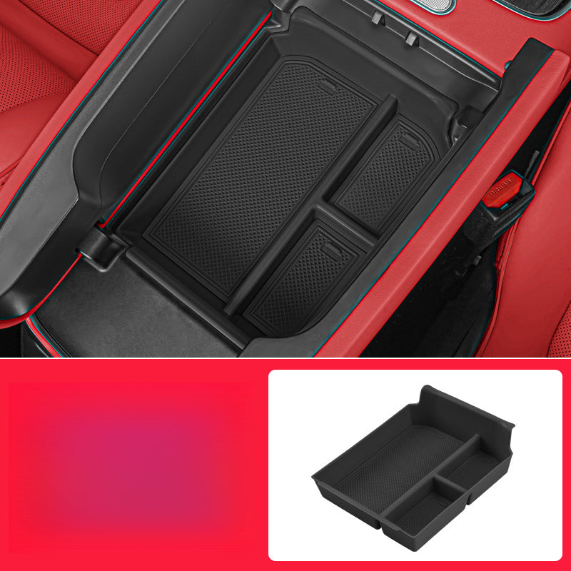 Luxeed S7 Armrest Storage Organizer Box - EVVYO