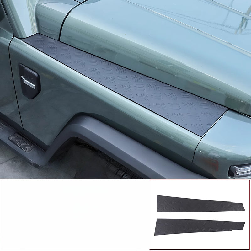 BAW 212 Hood Side Guard Plates |   Aluminum Alloy Off-Road Armor
