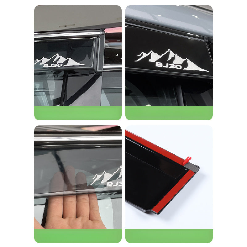 BAIC BJ30 Window Rain Guard – Side Visor & Weather Shield