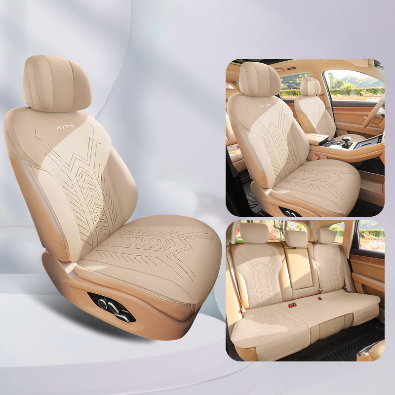 AITO M7 Seat Cushion Suede Half-Cover – Fits 5 & 6 Seats - EVVYO
