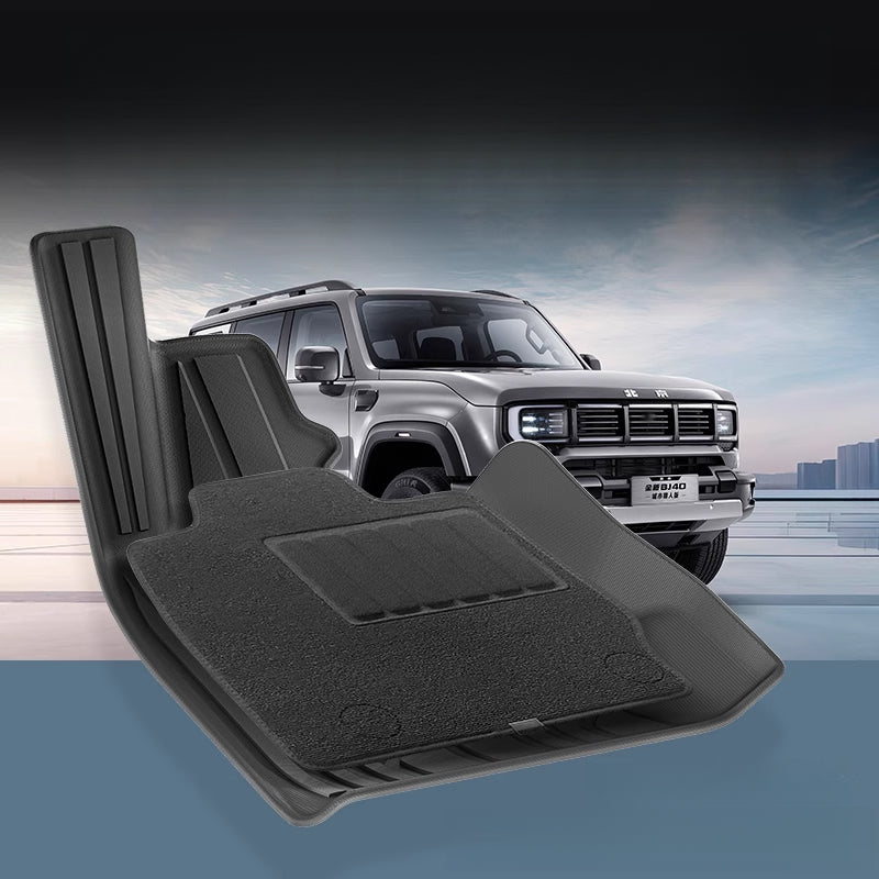 BAIC BJ40E TPE Floor & Trunk Mats – Waterproof, Wear-Resistant, Dual-Layer