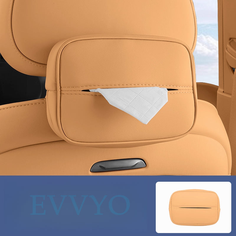 Voyah Dreamer Car Tissue Holder – Hanging Leather Pouch