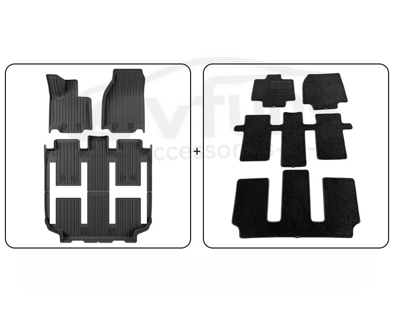 NIO ES8 TPE foot mats and trunk main mats - EVVYO