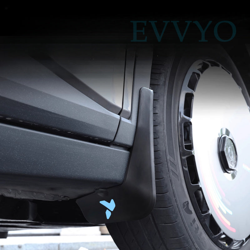 NIO Firefly Mud Flaps – Front & Rear Wheels, No-Drill Installation