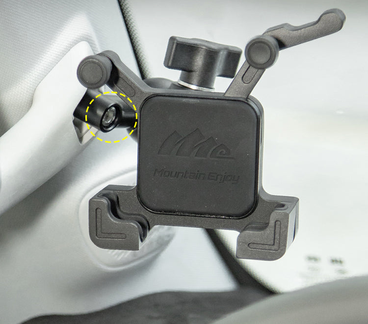 BJ40E A-Pillar Phone Holder – Driver’s Seat Car Mount for Navigation