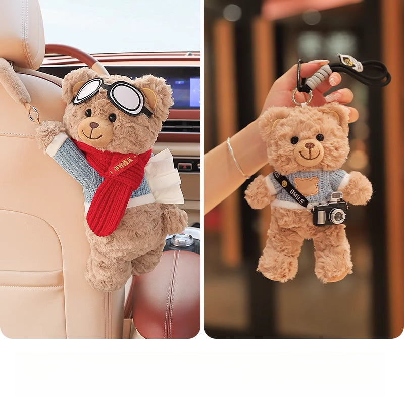 Creative Car Tissue Box – Hanging Cute Cartoon Car Tissue Holder