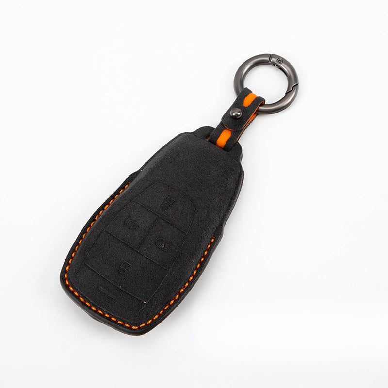 BAIC BJ40E Suede Key Cover – Premium Plush Key Case for Fuel Version