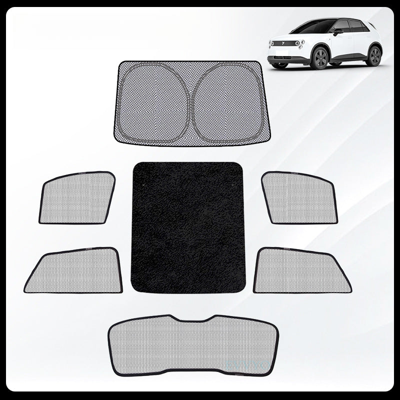 NIO Firefly Magnetic Sunshade – Suede Electrostatic Car Window Cover