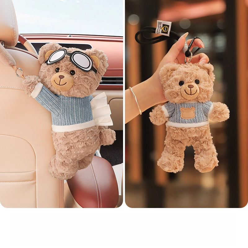 Creative Car Tissue Box – Hanging Cute Cartoon Car Tissue Holder