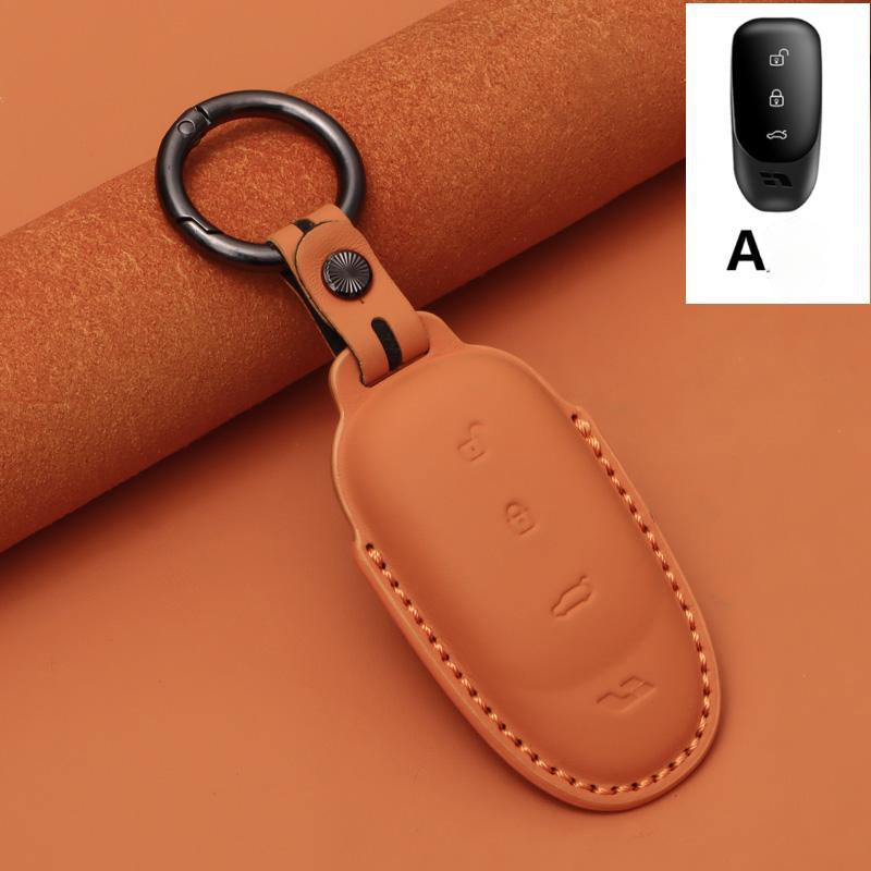 Li auto L9/L8/L7/L6/one key case-genuine leather smart key cover - EVVYO