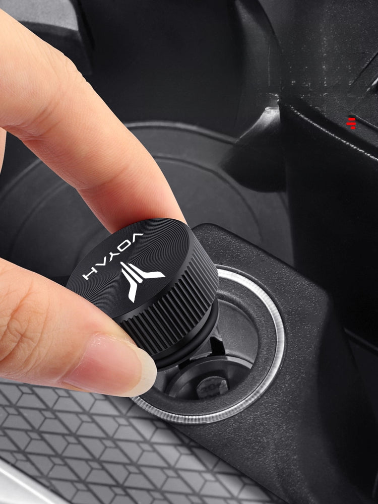 Voyah Car Cigarette Lighter Dust Cover |   Aluminum Alloy Plug with Rubber Seal