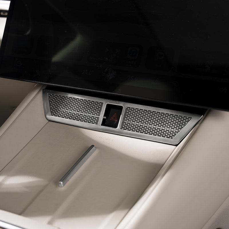LUXEED R7 Center Air Vent Cover – Stainless Steel Dust Guard - EVVYO