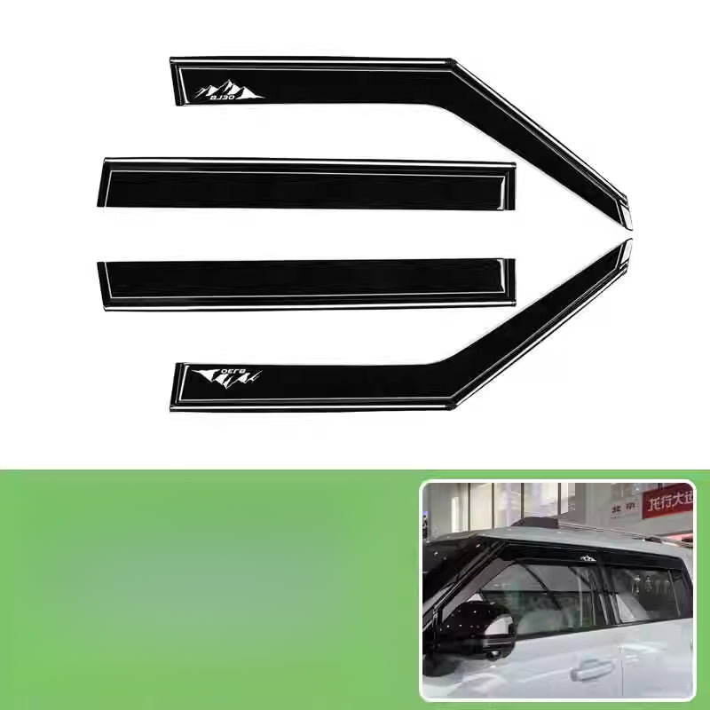 BAIC BJ30 Window Rain Guard – Side Visor & Weather Shield