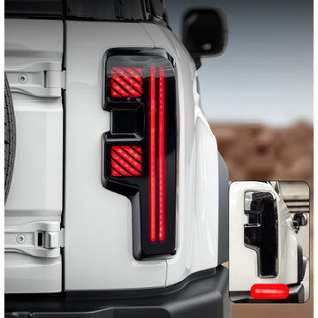 BAIC BJ40E Smoked Black Tail Light Frame Cover – Black Warrior Protection