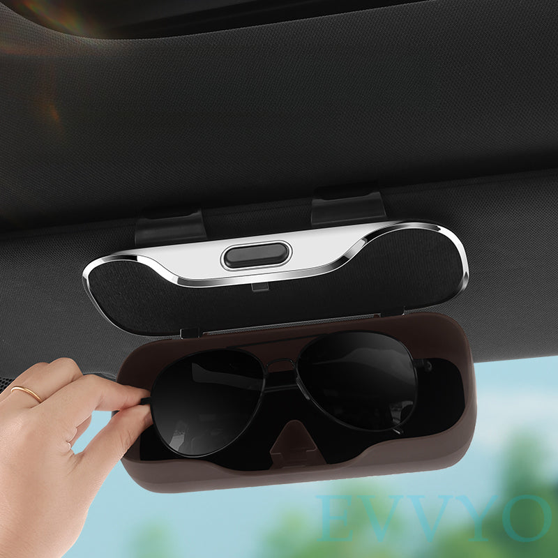 Voyah Car Sunglasses Holder |   Sun Visor Glasses Case with One-Touch Open