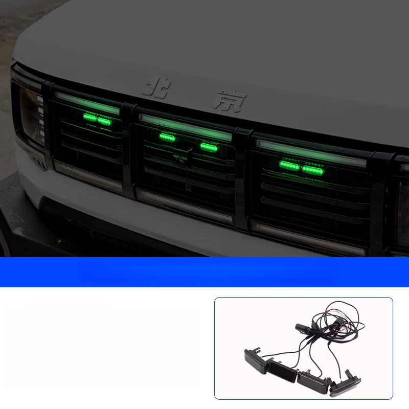 BJ40E LED Grille Yellow Lights – Waterproof High-Brightness Daytime Running Lamps