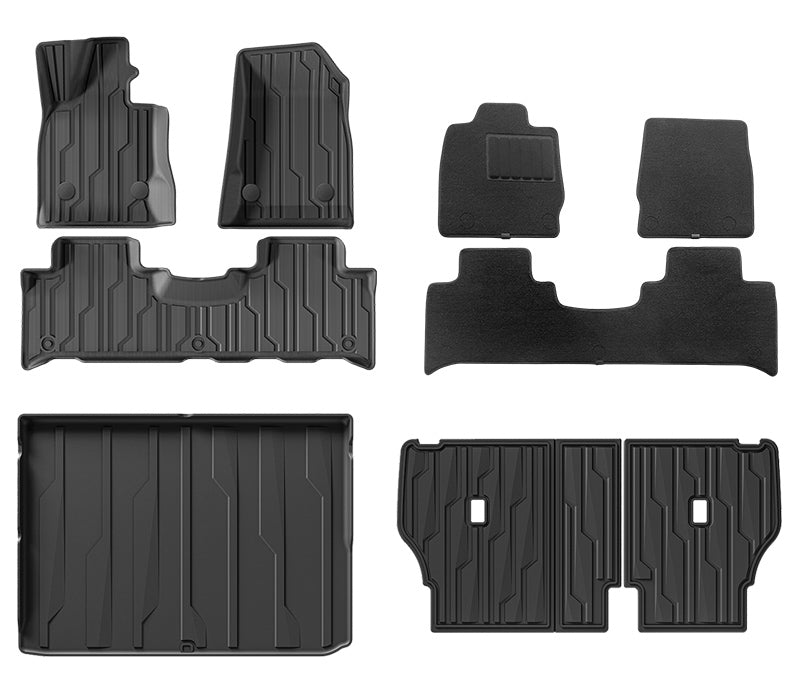 BAIC BJ40E TPE Floor & Trunk Mats – Waterproof, Wear-Resistant, Dual-Layer