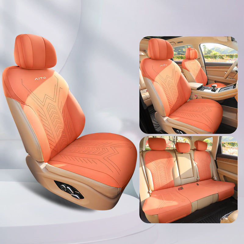 AITO M7 Seat Cushion Suede Half-Cover – Fits 5 & 6 Seats - EVVYO