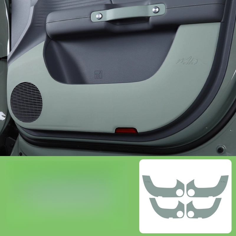 BAIC BJ30 Door Kick Pad – Leather Anti-Scratch Protector Trim