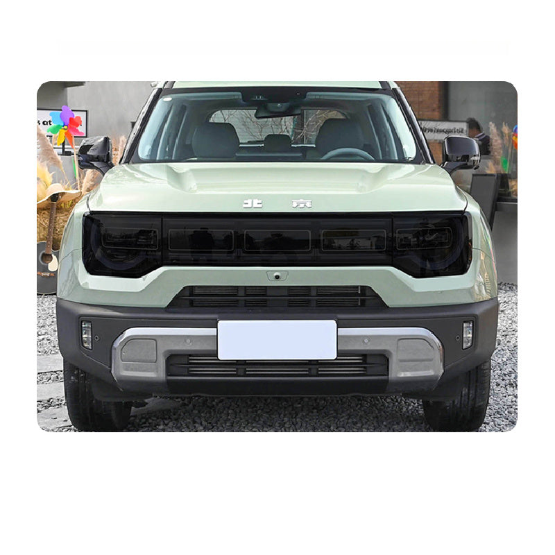 BAIC BJ30 Headlight & Taillight Tint Film – Blackout Decorative Wrap
