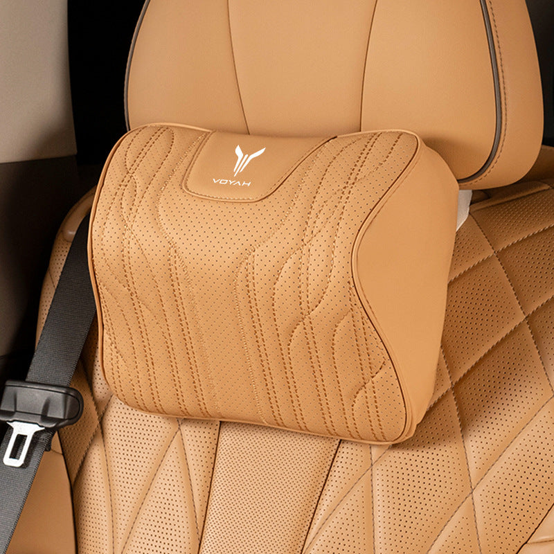 Voyah FREE & Dreamer Leather Headrest and Lumbar Support Cushions - EVVYO